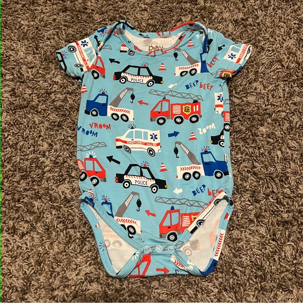 Little Sleepies “To The Rescue” Bodysuit